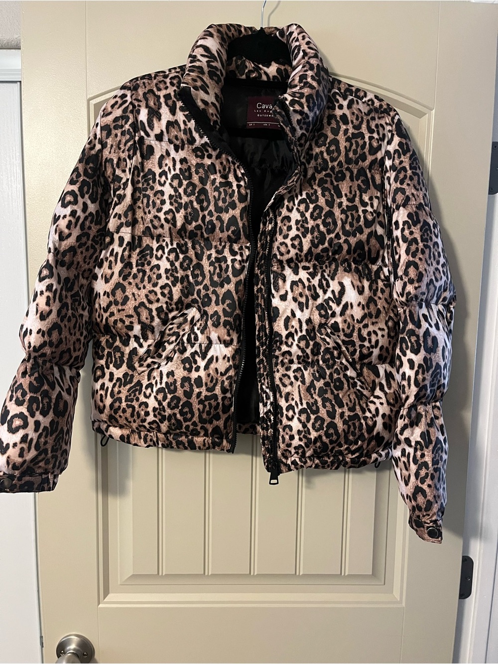 Leopard Puffer Jacket